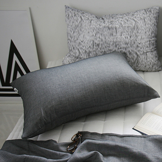 더스타일팩토리 마이홈스타일리스트 피케 블랙 베개커버 (70x50cm)