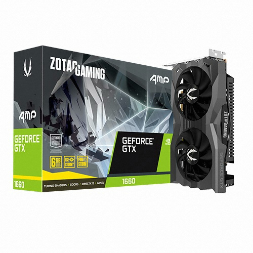 ZOTAC GAMING 지포스 GTX 1660 AMP D5 6GB 백플레이트_이미지