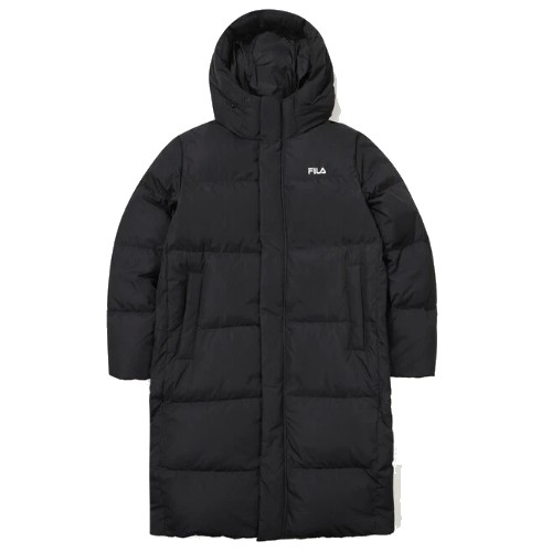 휠라 베이직 롱패딩 FS2DJG4104X_BBK