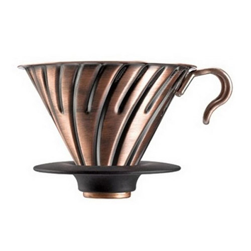 하리오 V60 메탈 드립퍼 (4인용) (쿠퍼)