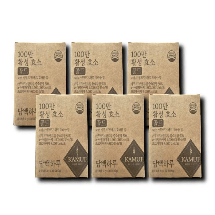 담백하루 100만 활성효소 골드 30포 (6개)_이미지