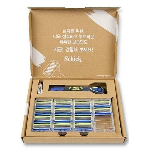 쉬크 하이드로5 프리미엄 파워셀렉트 + 면도날 (면도기1개+날13개)