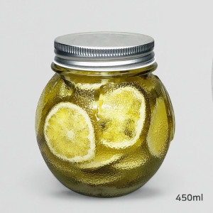 엠글라스 레몬 700ml 밀폐병 잼병 수제청병