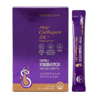 대원제약 대원헬스 모발콜라겐 3X 28포