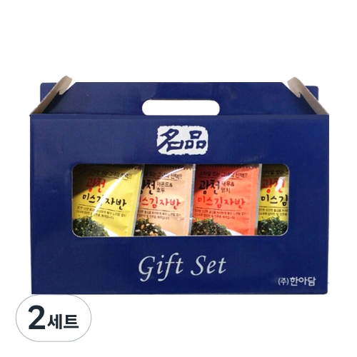 한아담식품 3가지맛 광천 미스김자반 선물세트 (2개)