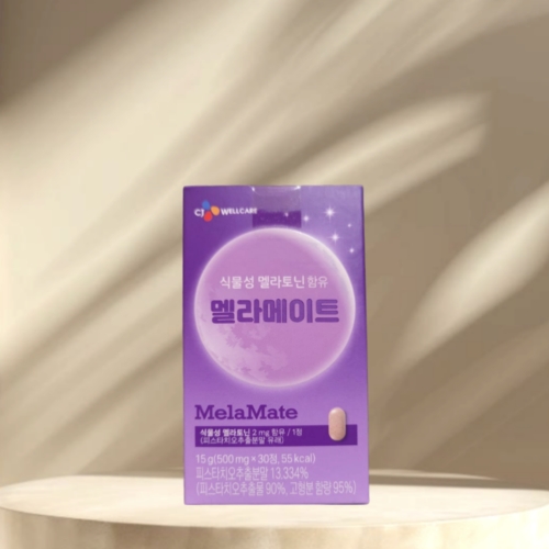 닥터뉴트리 식물성 멜라토닌 함유 멜라메이트 500mg 30정 (1개)_이미지