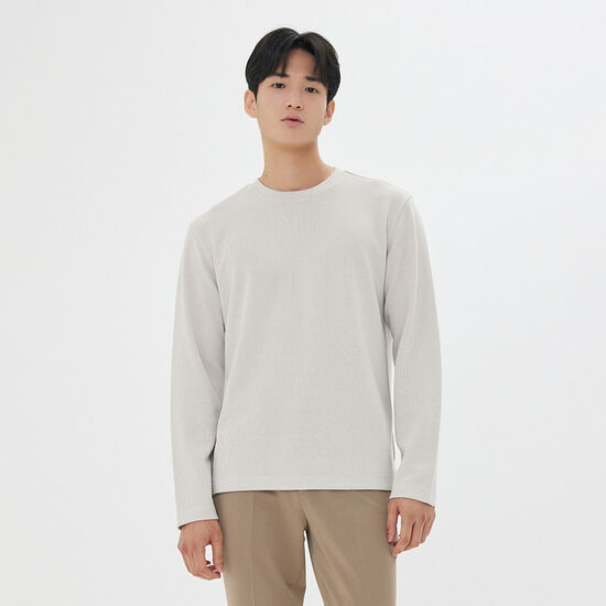 남성 옆트임 디테일 티셔츠 O213TS140P