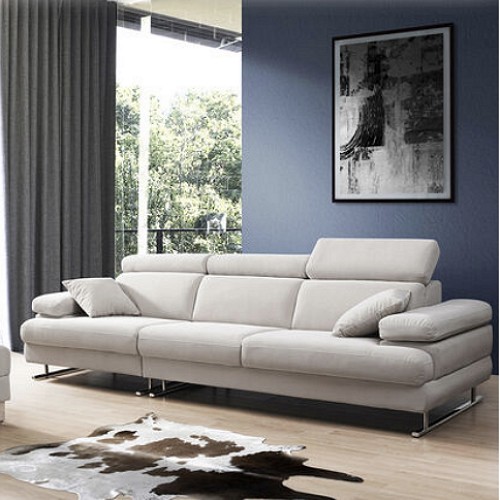 스캇 아쿠아 패브릭 소파 4인용