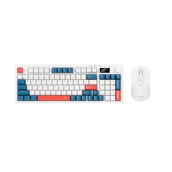 지클릭커 OFFICEPRO WMK90 사일런스 M 94 무선 키보드 마우스 세트 (Gundam)_이미지