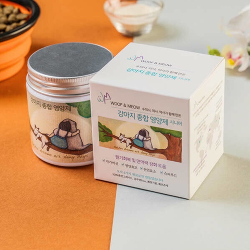 우프앤먀오 ㅤ강아지 종합 영양제 시니어 60g (1개)_이미지