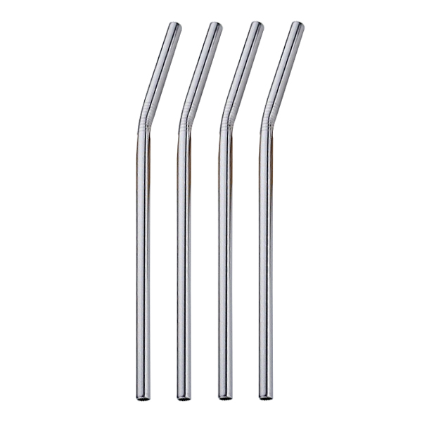 영그린 ㅤ커브형 스텐빨대 (4개)_이미지