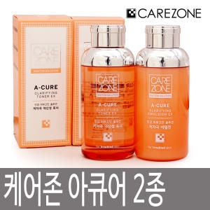 LG생활건강 케어존 닥터솔루션 아큐어 클래리파잉 EX 2종 단품구성 토너 + 에멀전 민감성피부