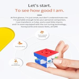 ����ť�� GAN330 ť�� Űü�� �̴� 3x3x3 ���� ���� 3.0cm 30mm Cube Key chain Mini