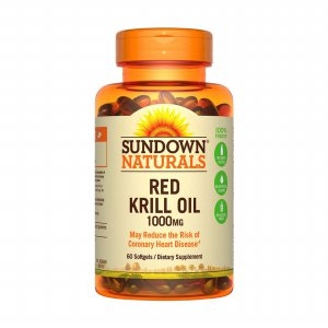Sundown Naturals Red 크릴오일 1000mg 60정