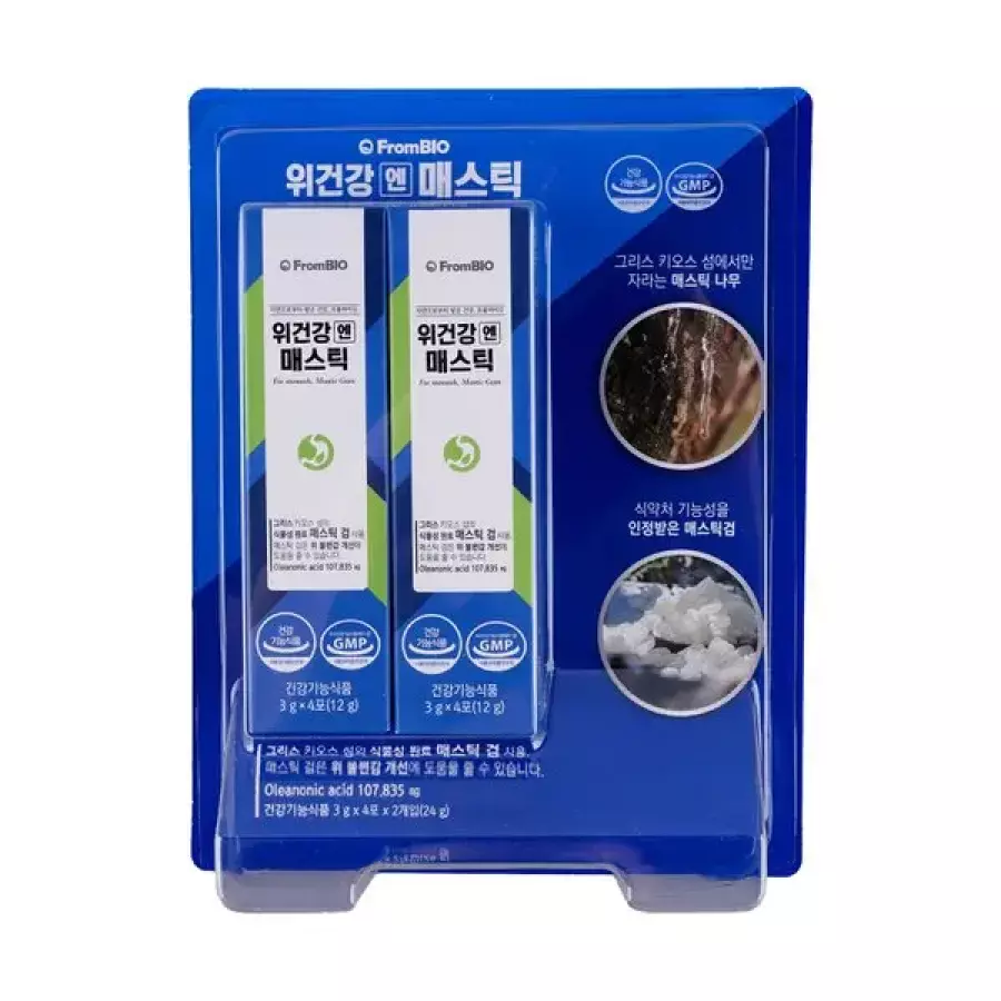프롬바이오 위건강엔 매스틱 3g 4포 2개입