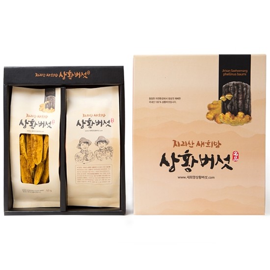 지리산 새희망 상황버섯 무농약 지리산 상황버섯 슬라이스 선물용 특품 100g (1개)