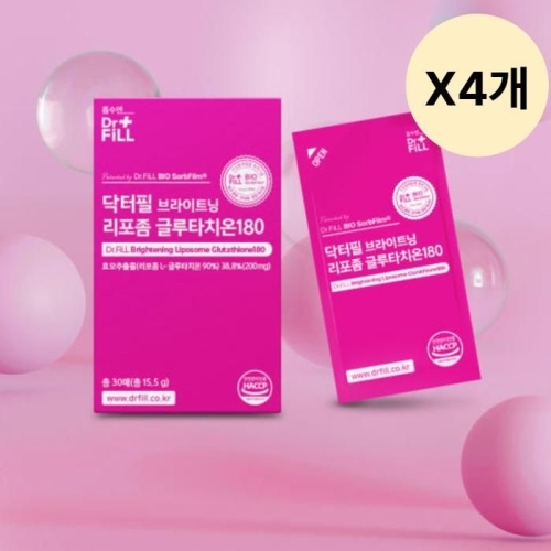 닥터필 브라이트닝 리포좀 글루타치온180 30포 (4개)