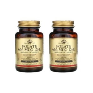 솔가 메타폴린 엽산 400mcg 100캡슐(해외) (2개)
