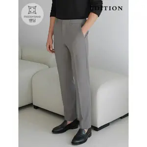 신성통상 에디션 세미 와이드 사이드 밴딩 슬랙스 NNC2PP1993 383145Moony_이미지