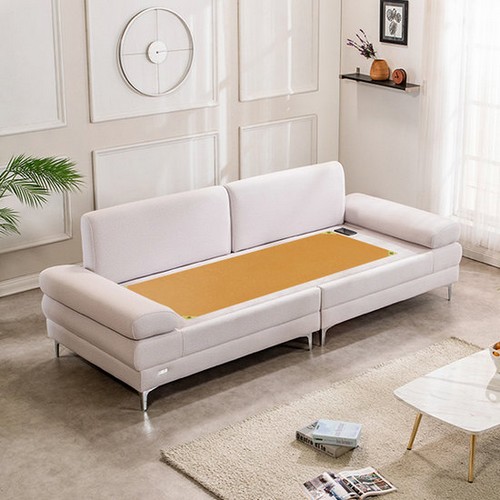 현대의료기 포그니처 모짜르트 패브릭 흙소파 MS (한지본적토)_이미지