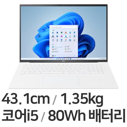 LG전자 2023 그램17 17Z90R-GA5HK (SSD 512GB)