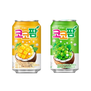 해태음료 코코팜 망고코넛 340ml + 포도 340ml