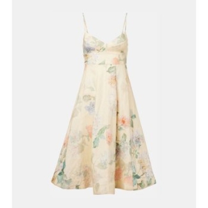 짐머만 Illuminate 리넨 미디 드레스 P01041038_이미지