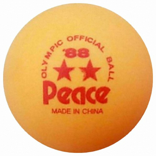 평화산업사 피스 2성 탁구공 (12개)_이미지