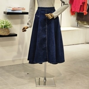 반에이크 플레어 데님 스커트 VB4XDKM202Z_이미지