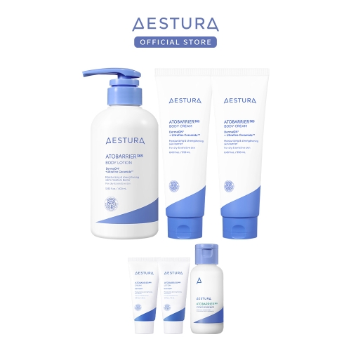 아토베리어365 바디로션 400ml + 바디크림 250ml 2개