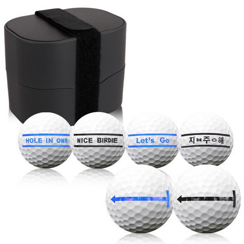 J2M 무명정품 골프공 볼라이너 스탬프 버디 360도