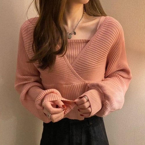 오노마 ONM 스퀘어 나시 랩 니트 일체형 슬림핏 여친룩 20257087