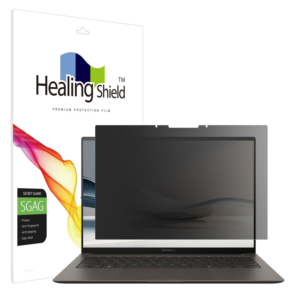 폰트리 힐링쉴드 ASUS 젠북 S 14 UX5406SA 프라이버시 저반사 사생활 보호필름_이미지