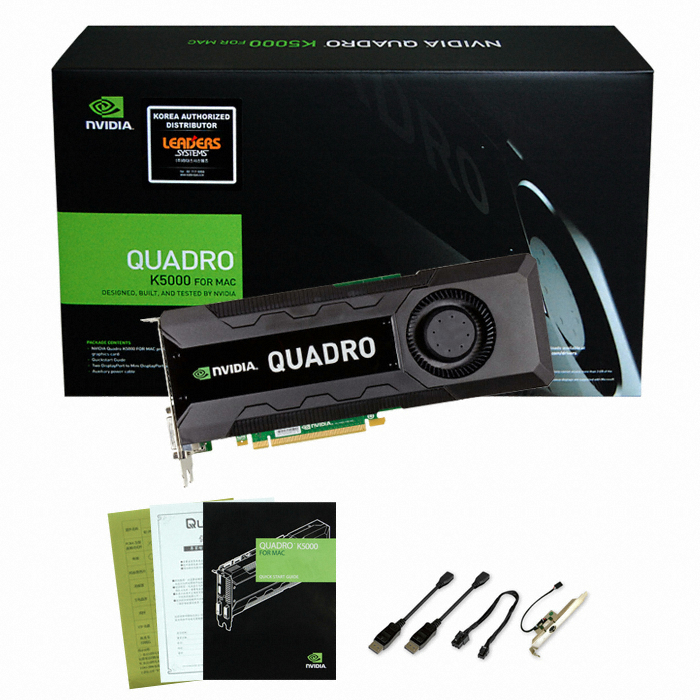 NVIDIA 쿼드로 K5000 D5 4GB For Mac 리더스시스템_이미지