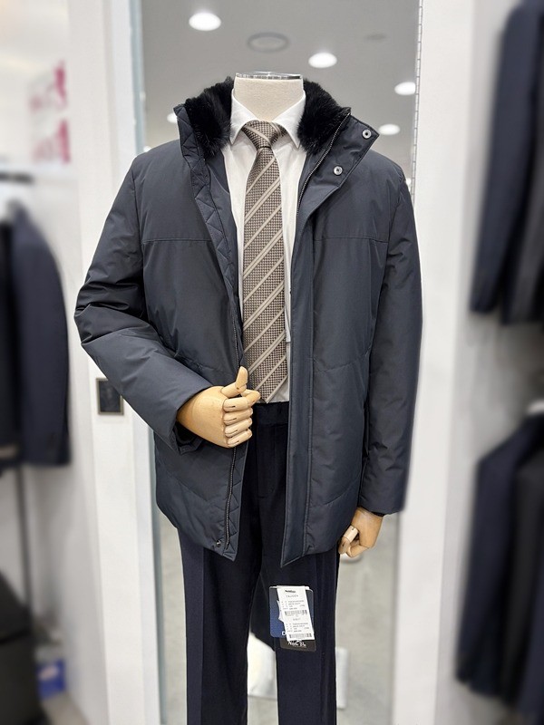 트루젠 남자 한파대비 머스카렛 퍼 카라 탈부착 덕다운 오리털 숏 하프 기장 패딩 점퍼_JK1033031_이미지