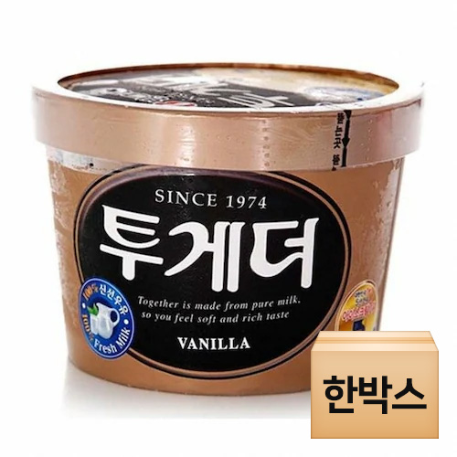 빙그레 투게더 바닐라 900ml (6개)