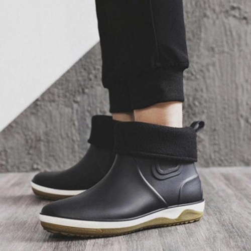 남성 레인부츠 겨울 장화 방수 기모 WFMBN0F