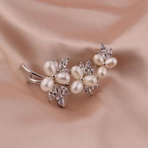 꽃나무 CY031C 화이트 스카프 진주