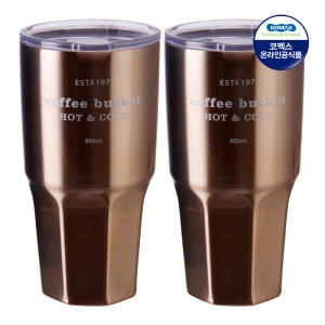 빅샷 텀블러 골드 800ml X 2개   텀블러