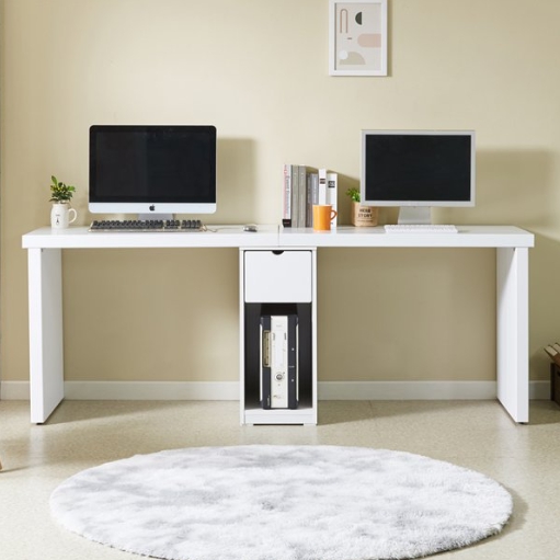 파로마 네오 칼든 본체형 2인용 일자다리 책상