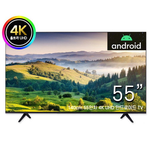 아이온코리아 BOSSWIZ 55인치 구글 UHD 4K LED TV (스탠드)_이미지