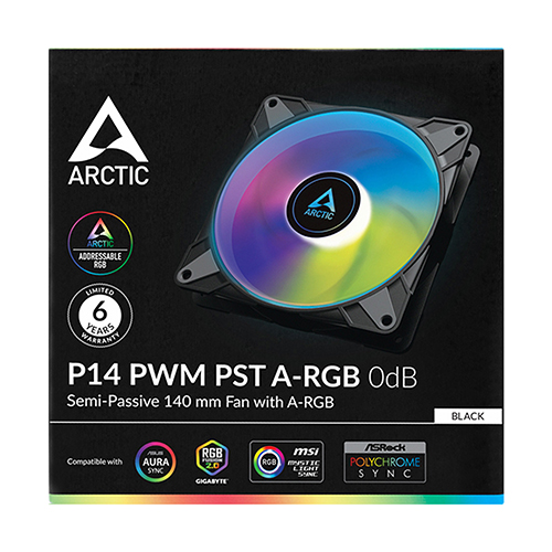 ARCTIC P14 PWM PST ARGB 서린 (블랙)_이미지