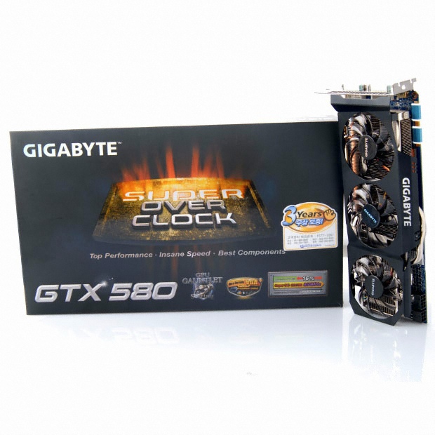 GIGABYTE 지포스 GTX580 UDV+ Super-Over Edition D5 1.5GB