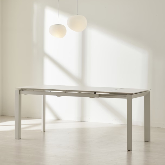 보노바 모어 익스텐션 확장형 포세린 통세라믹 식탁 1400 (의자별도)