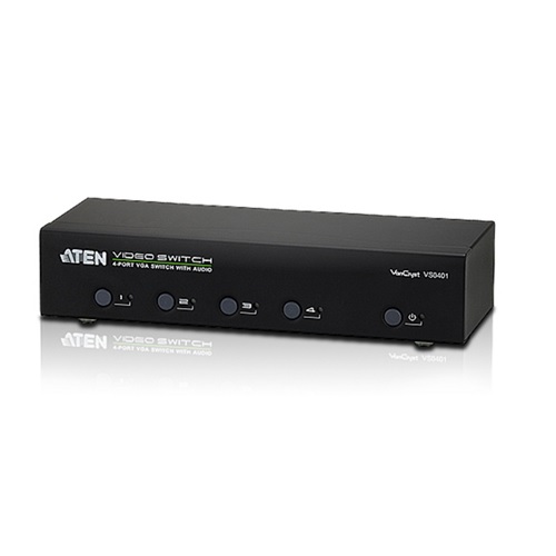 ATEN 4포트 VGA 오디오 스위치 (VS0401)_이미지
