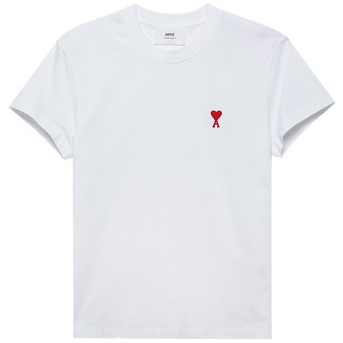 AMI 하트로고 반팔티 BFUTS001 724 (100, 화이트)