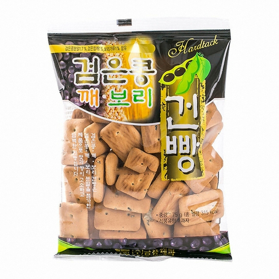 금풍제과 검은콩 깨 보리건빵 75g (60개)_이미지