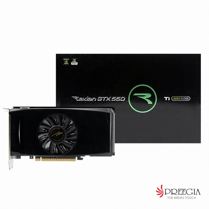Rextech 지포스 GTX550 Ti Rexian D5 512MB_이미지