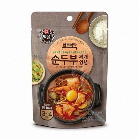 한끼식탁 순두부 찌개양념 130g