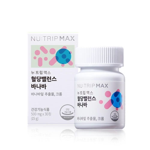 코스맥스바이오 뉴트립 혈당 밸런스 바나바 500mg 30캡슐 (6개)